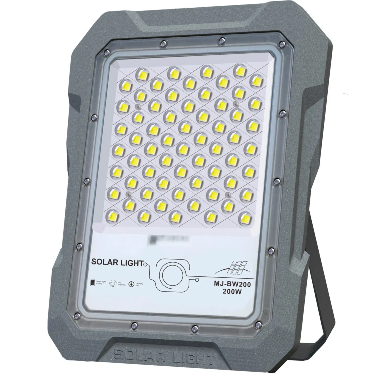Yaye 26 Years Export Experience Solar Manufacturer Waterproof CE 60W High Power LED Floodlight Radar Sensor/Remote Controller/Lithium Battery (YAYE-MJ-BW60)