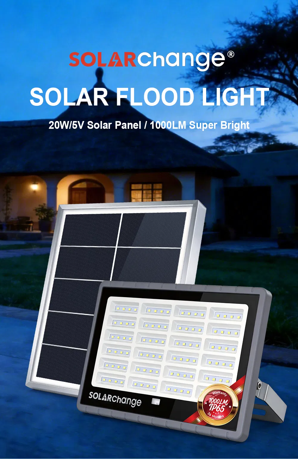Solar LED Floodlight Overview