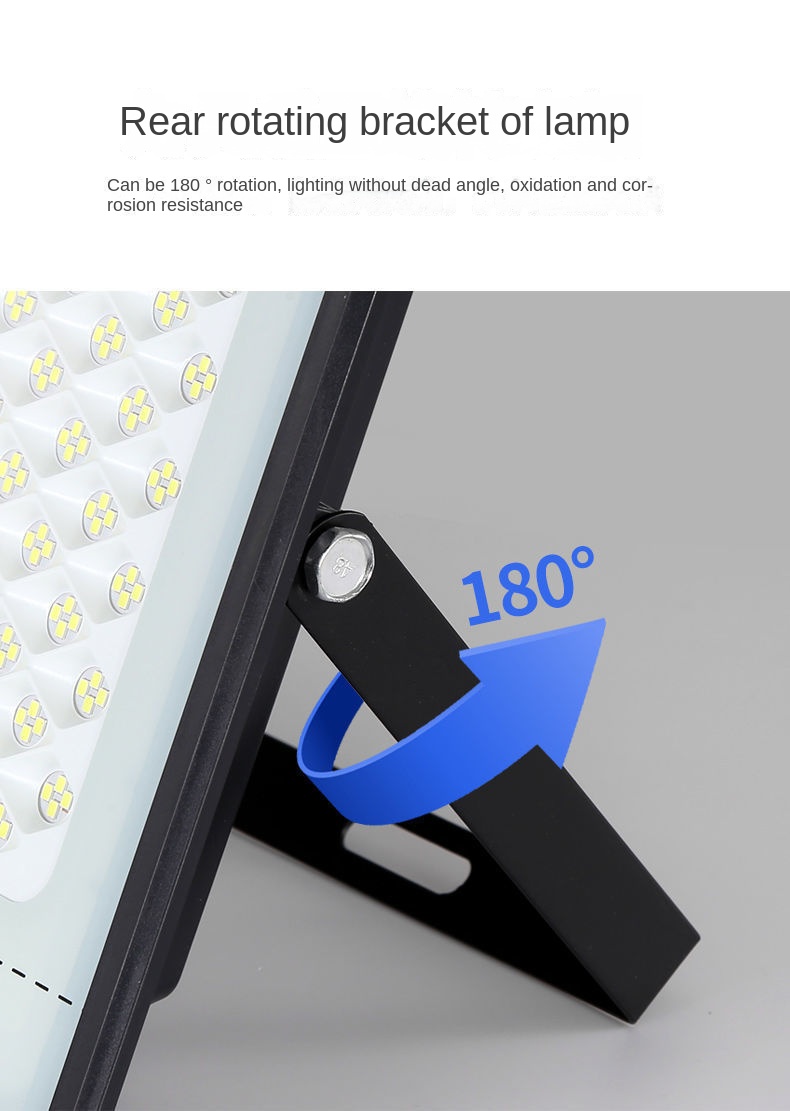 High Quality IP67 Waterproof Construction Site Landscape LED Outdoor Floodlight Solar Safety Wall Light 60-300W