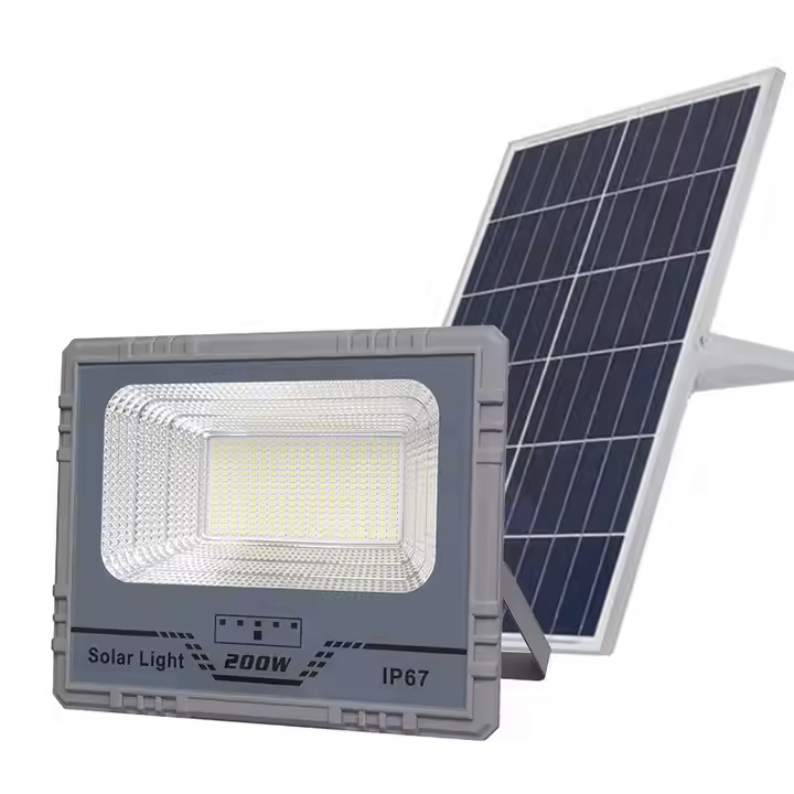 IP67 ABS Solar Flood Light Outdoor Waterproof Remote Control 60W-300W SMD LED Road Garden Lamp High-Power