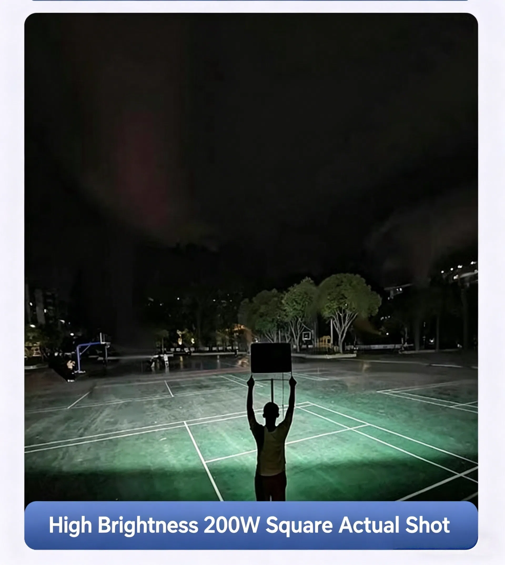 Solar Flood Light Installation