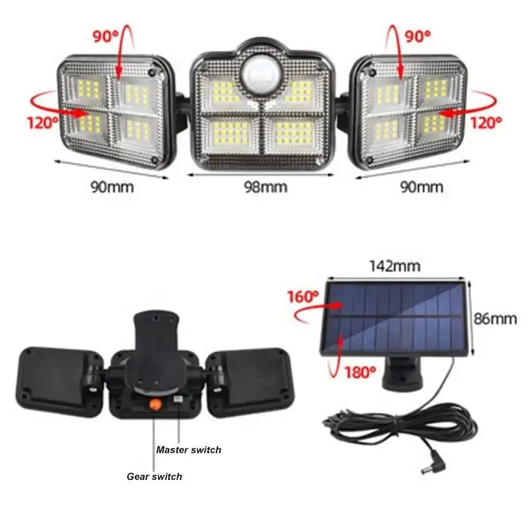 Solar Wall Light Details