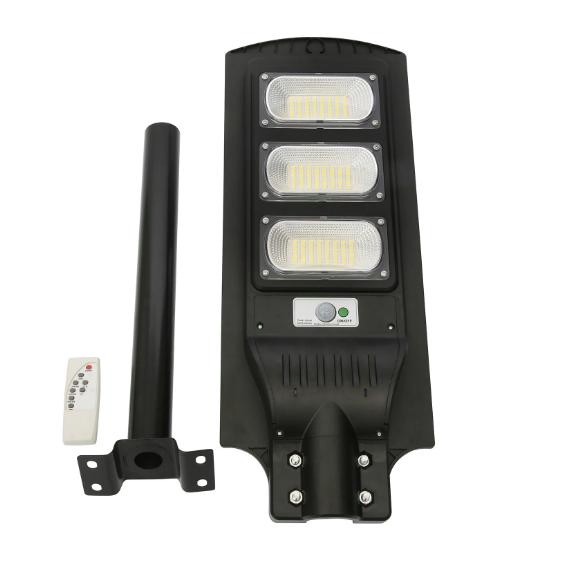 100W 150W 200W 250W Outdoor Product ABS Energy Powered Panel Flood Lamp Motion Sensor Road Outdoor All in One Solar Street Light