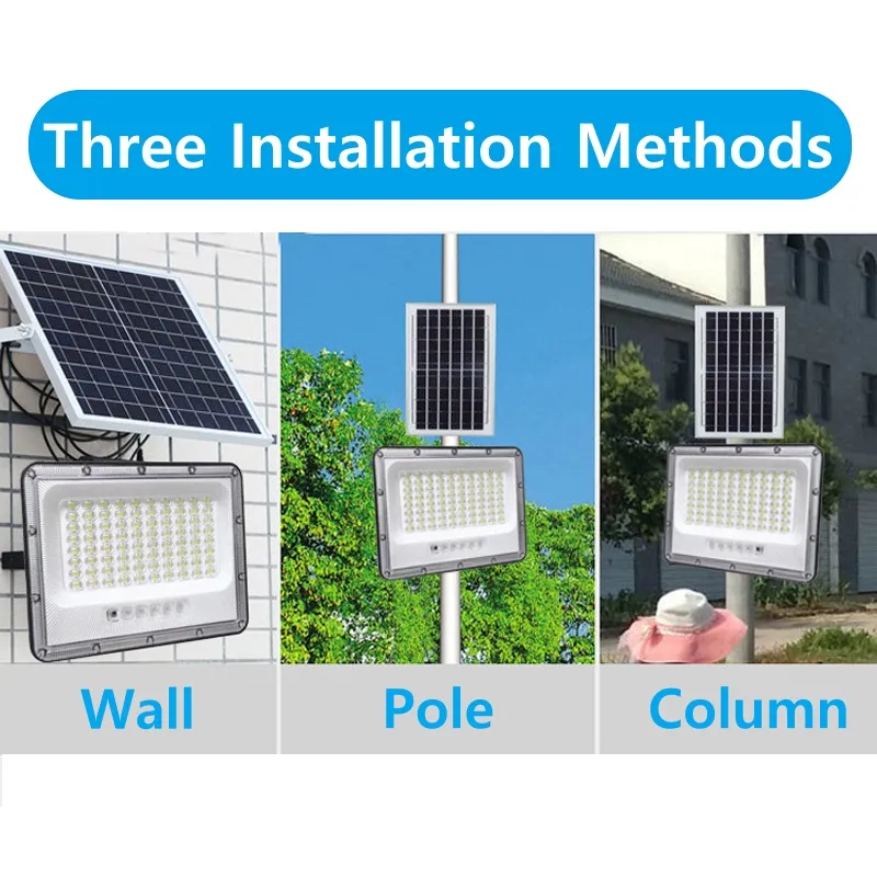 Solar Flood Light Detail