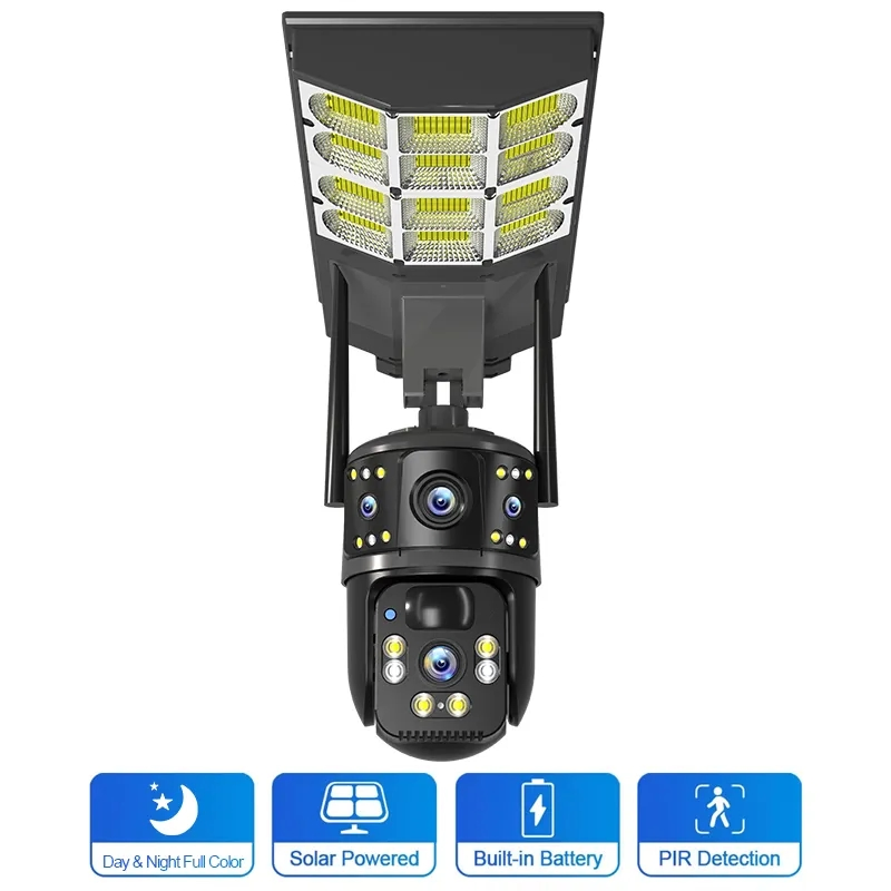 LED Outdoor Lighting Solar Street Light Integrated Type Solar Floodlight Camera