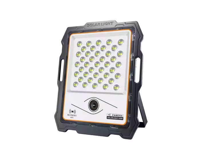 Shingel IP65 LED COB Photocell Controlled Industrial Outdoor Solar Flood Light with 1080p Full HD Camera for Garden