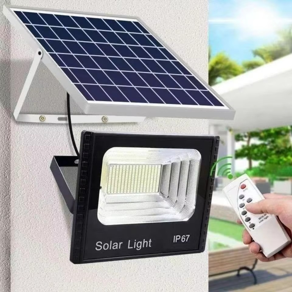 Outdoor Waterproof IP65 Solar Floodlight LED Aluminum Alloy Material 45/65/120/200/300/650/1000W Garden Landscape ROHS