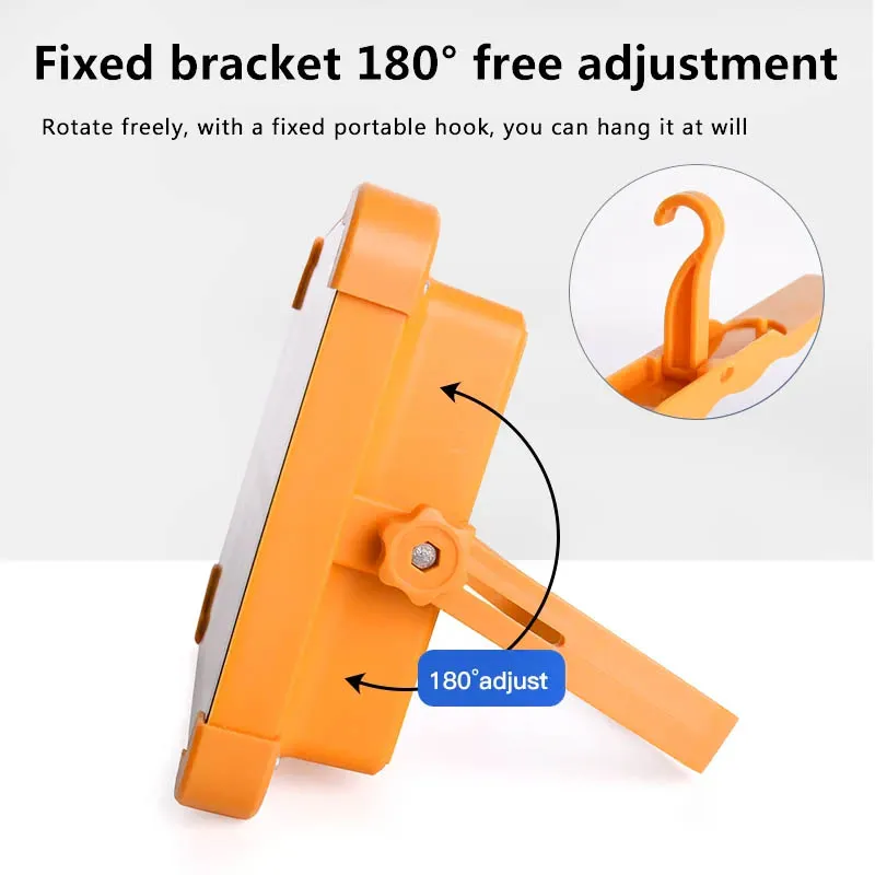 Outdoor Waterproof Emergency Rechargeable Portable Multifunction Solar Flood Light