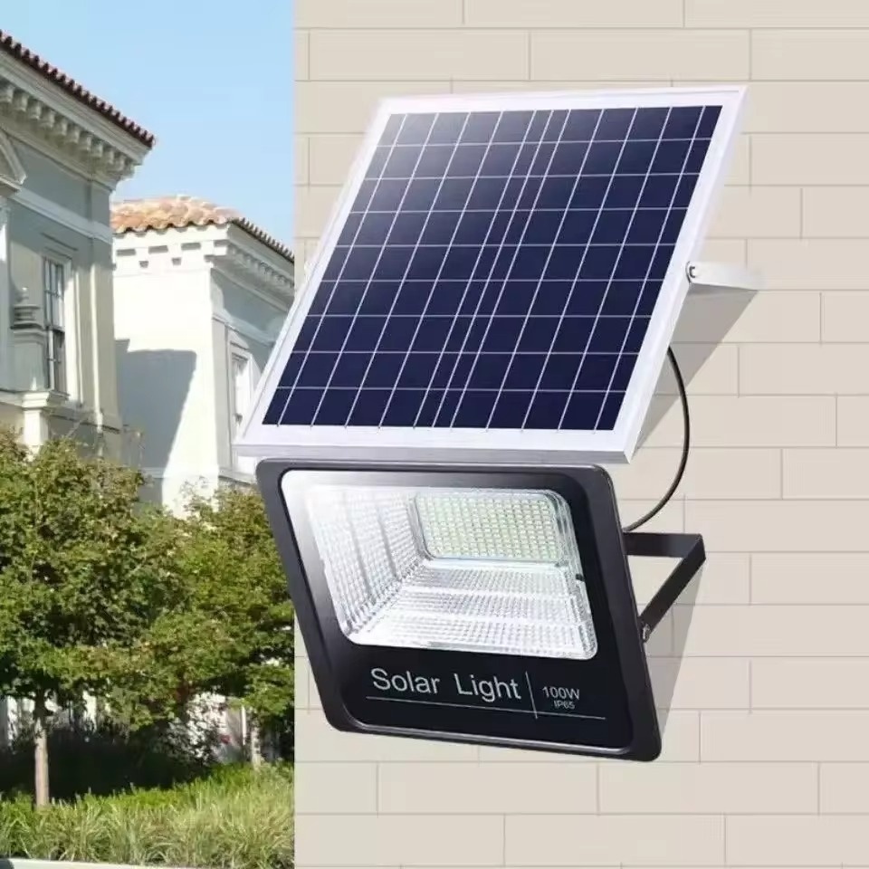 Outdoor Waterproof IP65 Solar Floodlight LED Aluminum Alloy Material 45/65/120/200/300/650/1000W Garden Landscape ROHS
