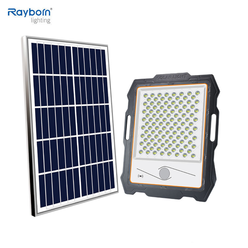 100W 200W 300W 400watt Solar Wall Flood Light Industrial LED Outdoor Commercial Solar Flood Light with Motion Sensor