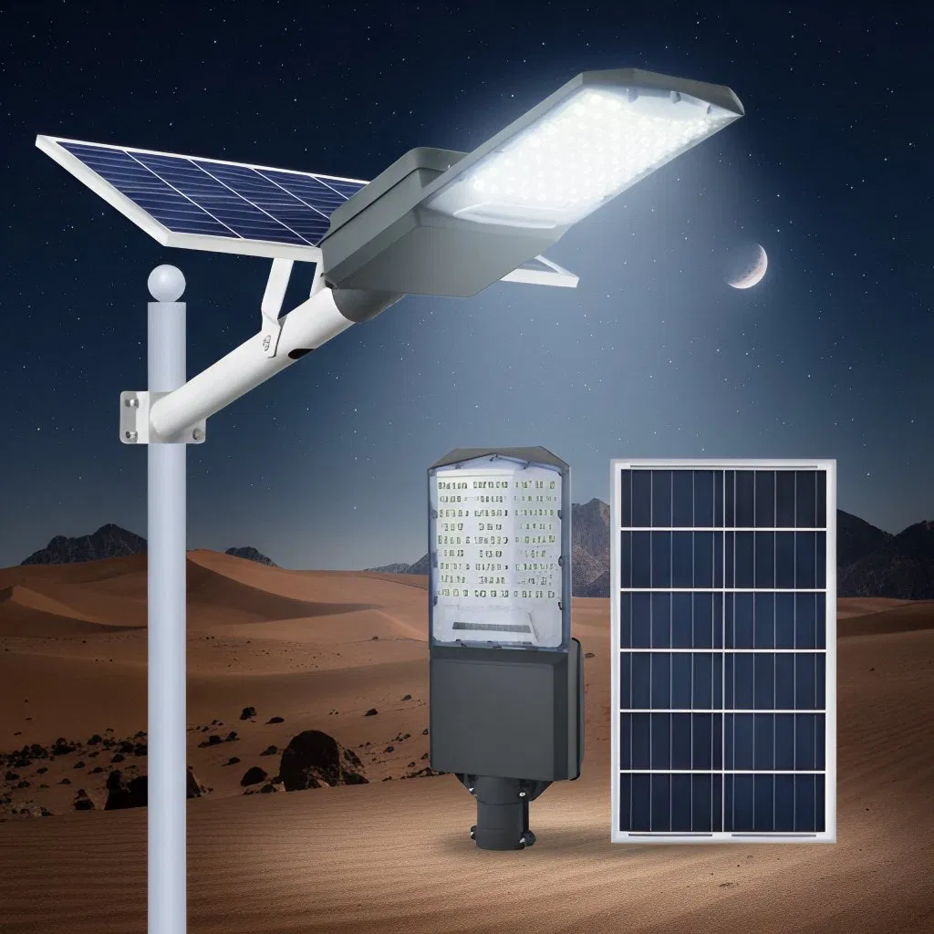 Waterproof LED Solar Street Light Backyard Street Lamps Security Flood Lighting Wall Lamp Super Bright Split Solar Streetlight