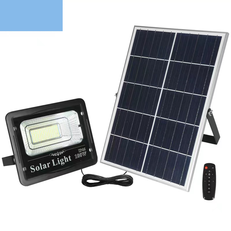 40W 60W 80W IP67 Time Control Remote Solar Energy Sport Floodlight