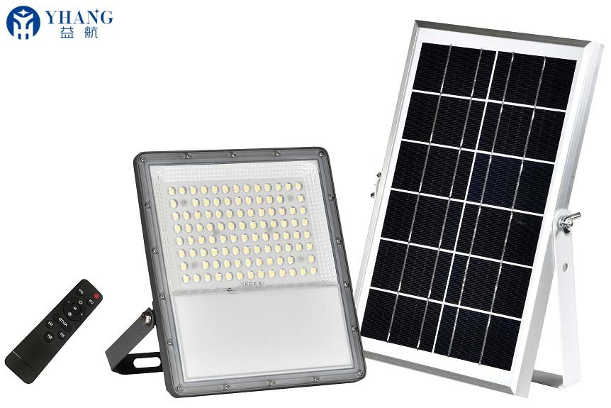 New Portable Solar LED Flood Light Rechargeable Lantern Emergency Night Light Outdoor Camping Lights