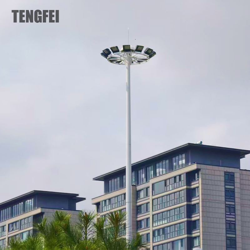 Factory Price High Mast Lighting Solar Led High Mast Flood Light For Highway