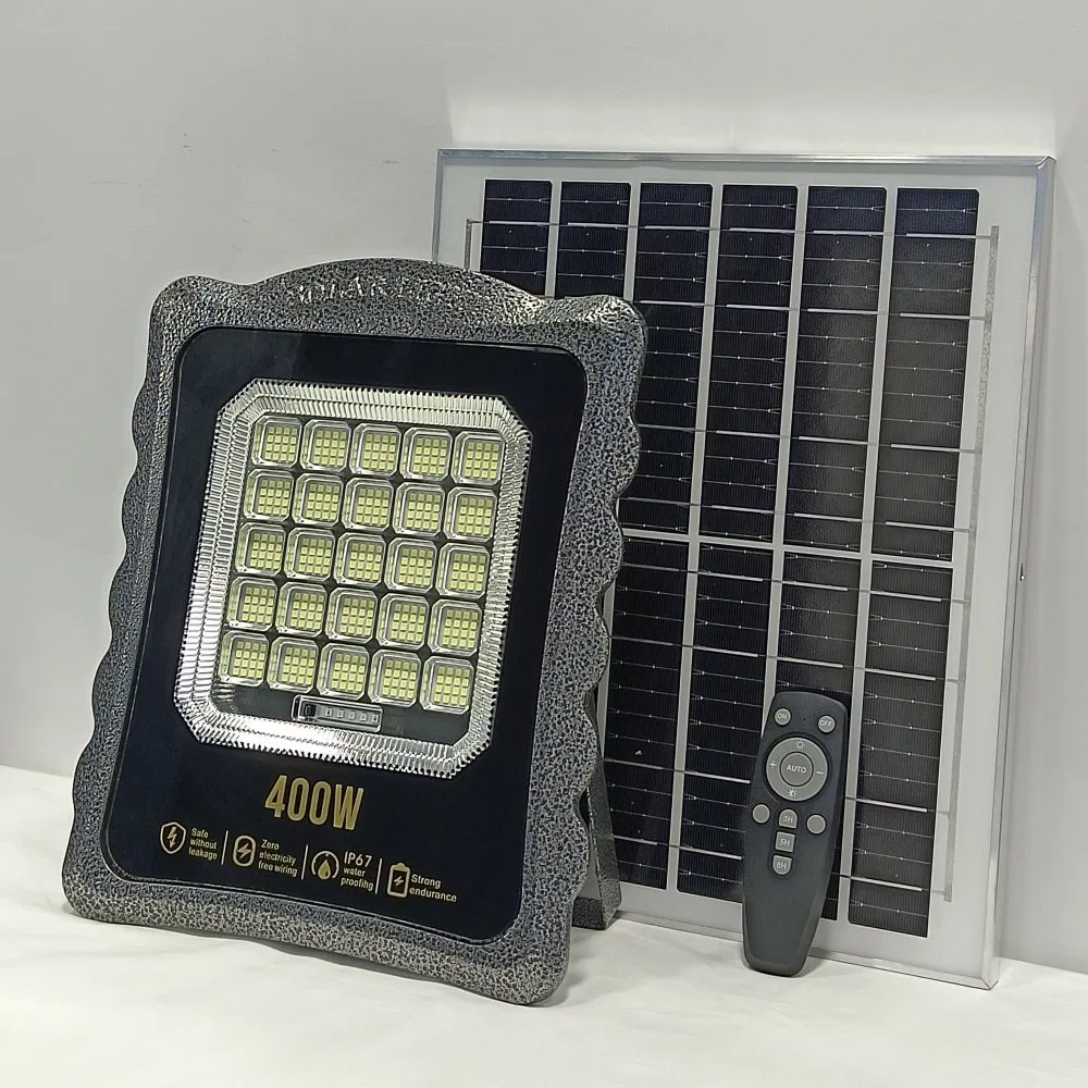 Outdoor Wall Mounted Aluminum Waterproof Garden 100W 200W 400W 800W Wall Lamp LED Solar Flood Light