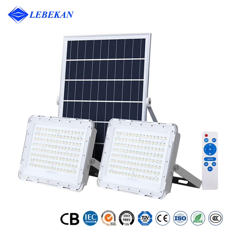 IP66 Waterproof 200W Motion Sensor Outdoor Solar Flood Light Outdoor