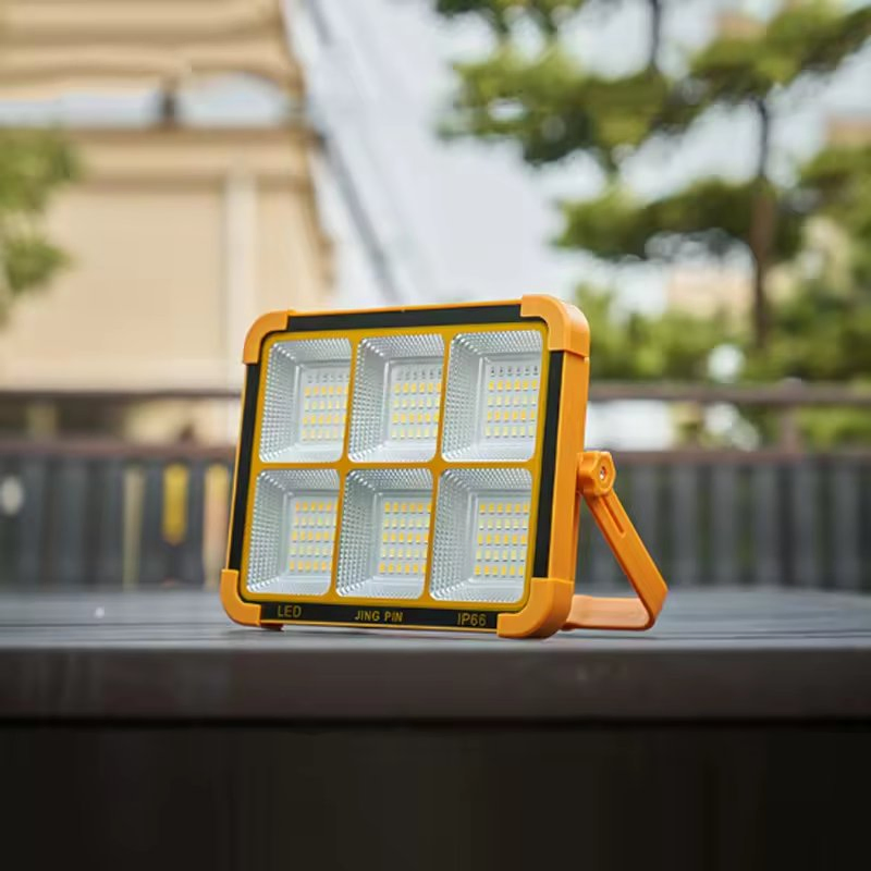 Outdoor Camping Lamp USB Portable Rechargeable LED Integrated Solar Flood Light