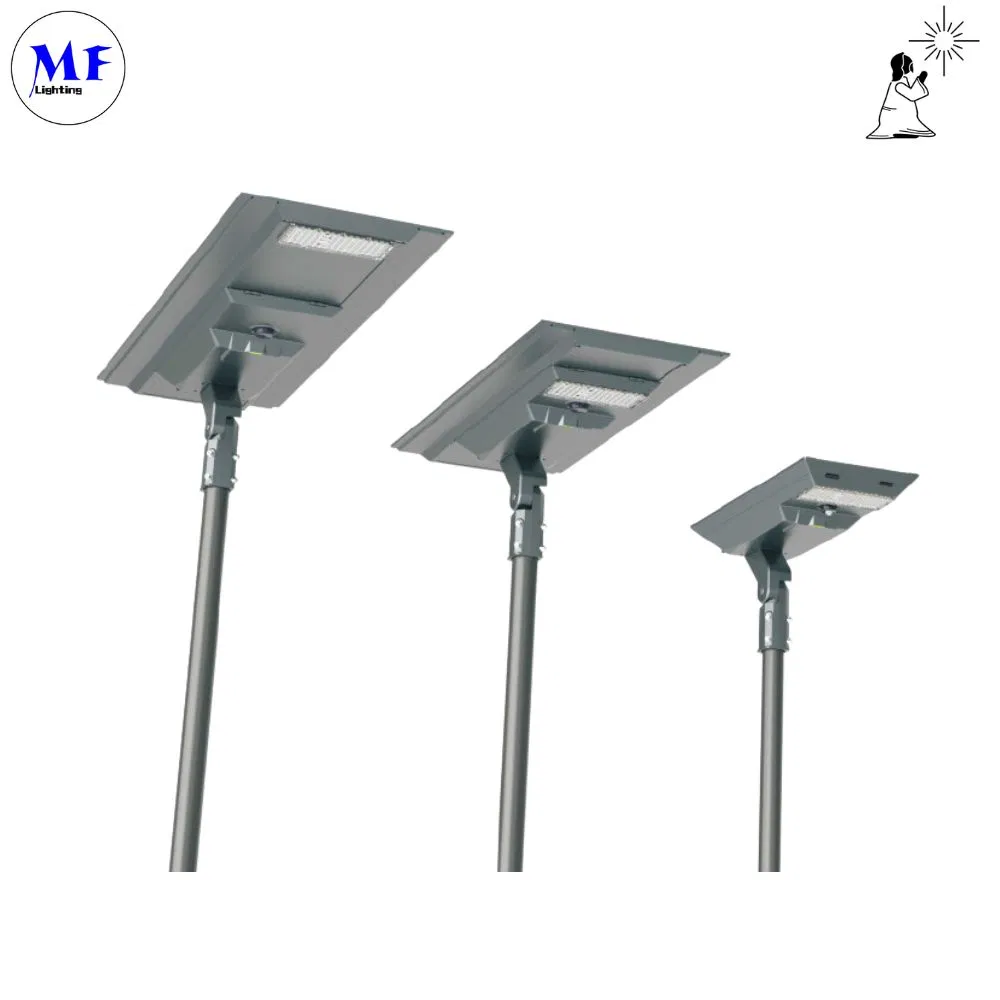 60W 5th Separated Outdoor IP66 All in One Solar Street Light Integrated LED Luminaire Flood Garden Road Light with Motion Sensor for Public Street Lighting