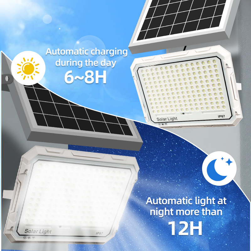 Wall Mounted IP67 Solar Floodlight for All Seasons Lighting