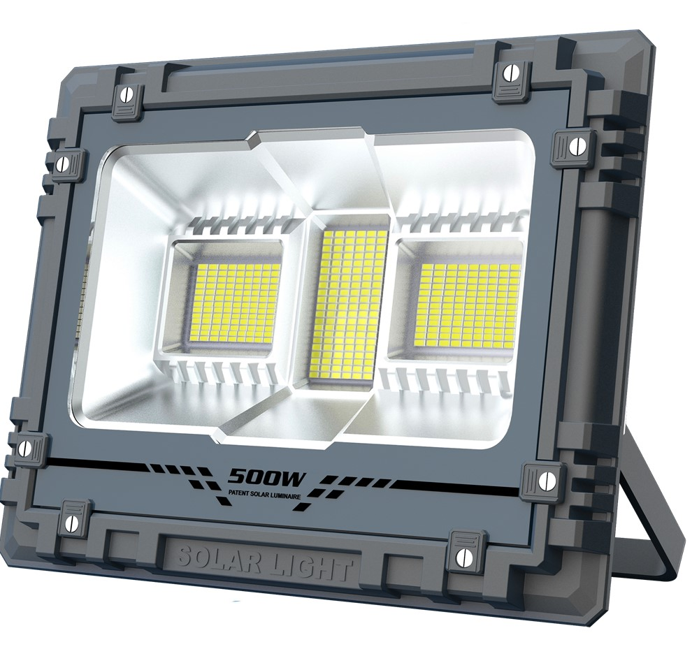 Yaye Hottest Sell 500W Outdoor IP67 Solar LED Flood Light with Control Modes: Time/Light Control +Remote Controller+Bluetooth Music Rhythm