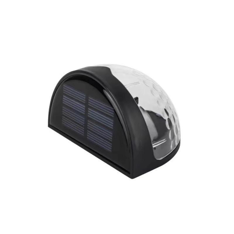 Outdoor Solar LED Flood Lights for Courtyard Balcony Garden Wall Decorations Semi-Circle Atmosphere IP55 Battery-Powered