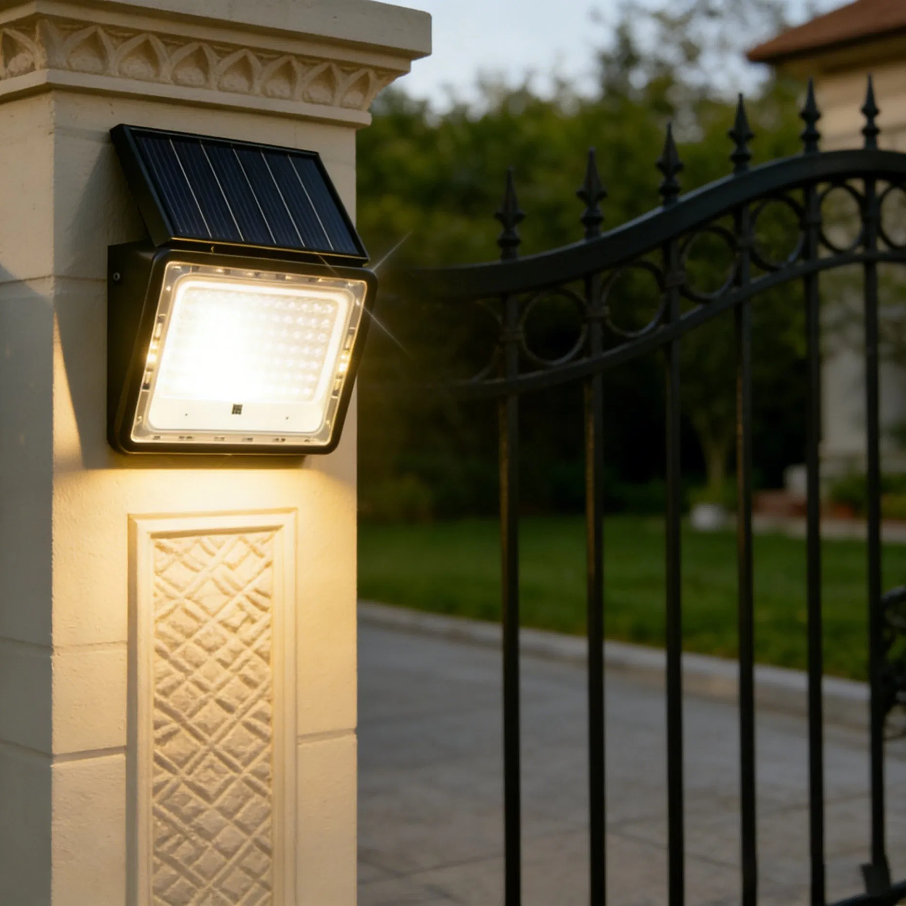High Quality Solar Flood Lamp 200W 300W Light and Time Control IP65 Waterproof Solar Flood Light