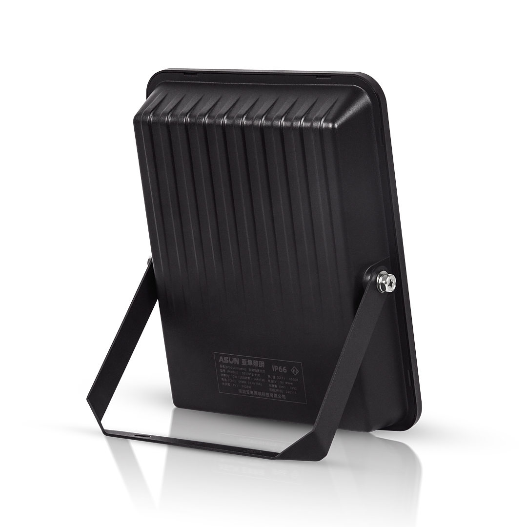 Solar Garden Double Light Wholesale Solar Outdoor IP66 Waterproof Solar Flood Light with Remote Control