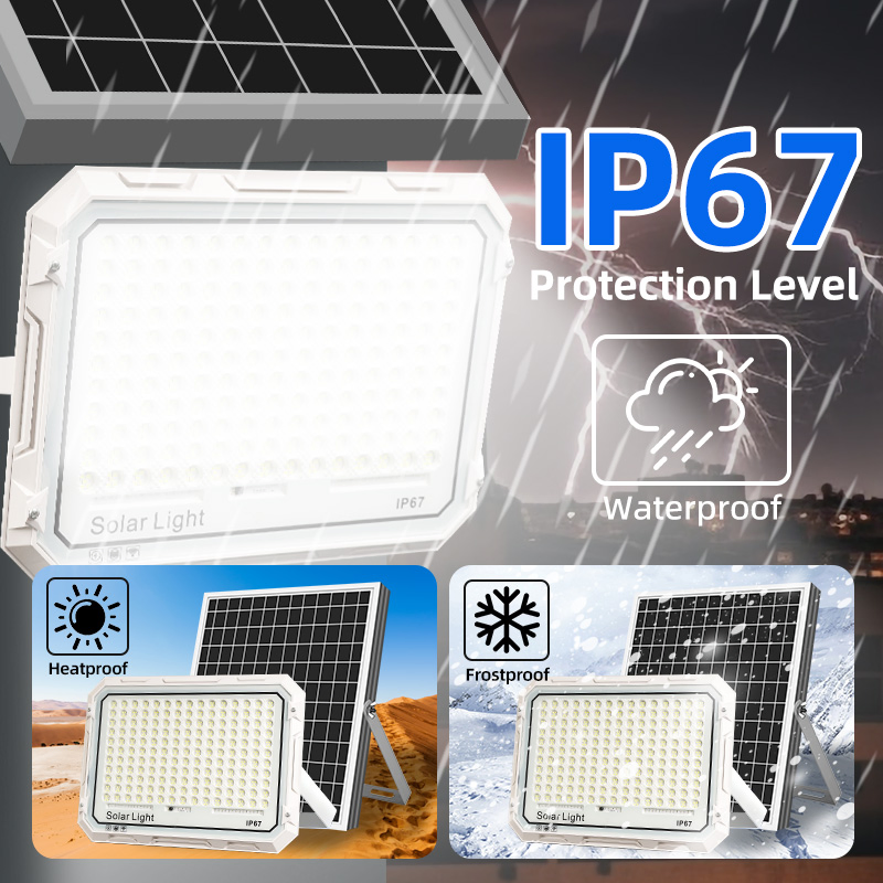 High Brightness Weatherproof LED Multi-Angle Adjustable Solar Floodlight