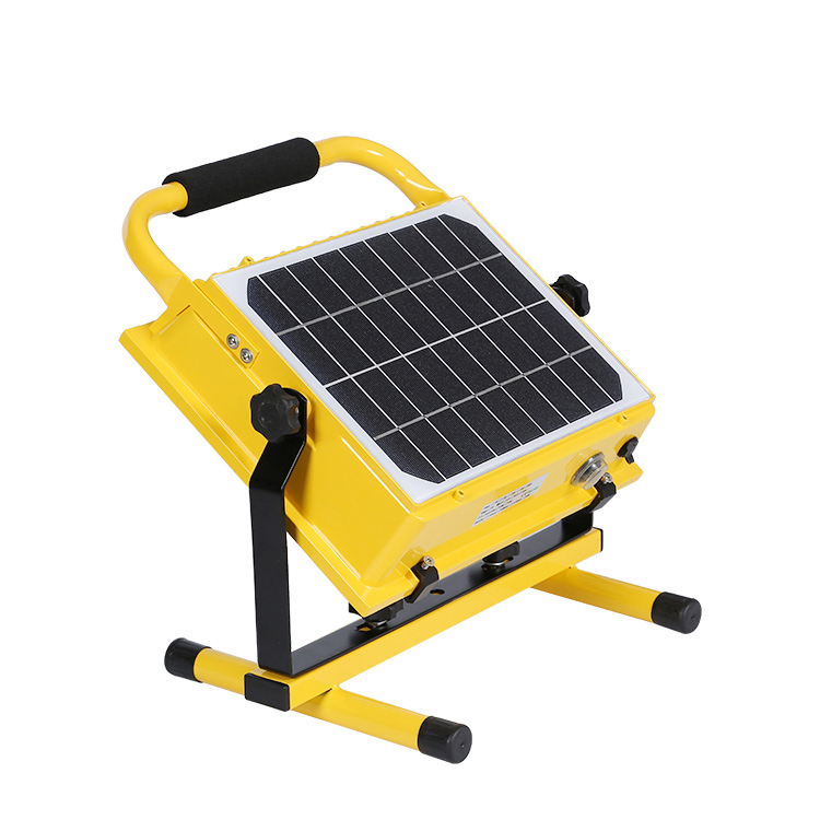 Portable LED Lamp Long Lasting Rechargeable Bulb Adjustable Outdoor Solar Flood Light