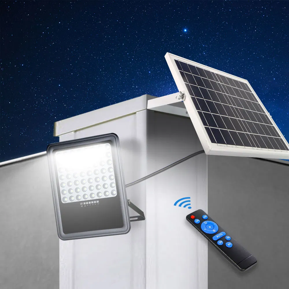 Low Price High Power Outdoor Garden Wall Mounted 100W RGB Solar Floodlight