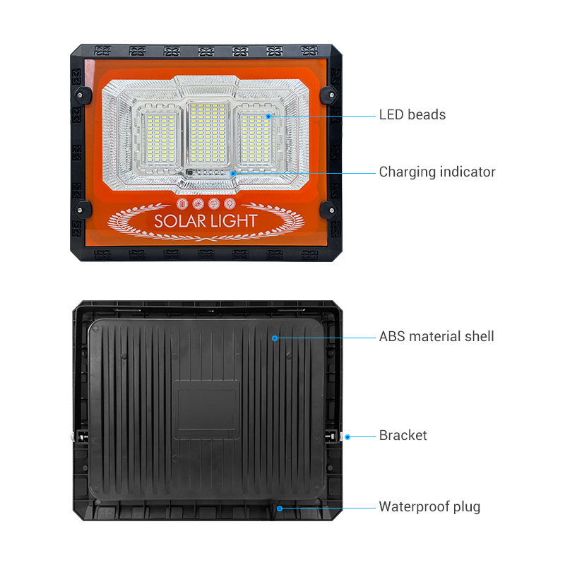 China Manufacturer Outdoor Waterproof Portable Floodlights Ip65 100W 200W 300 Watt 5054 Quality Aluminum Solar Led Flood Light