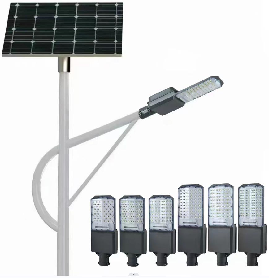 Waterproof LED Solar Street Light Backyard Street Lamps Security Flood Lighting Wall Lamp Super Bright Split Solar Streetlight