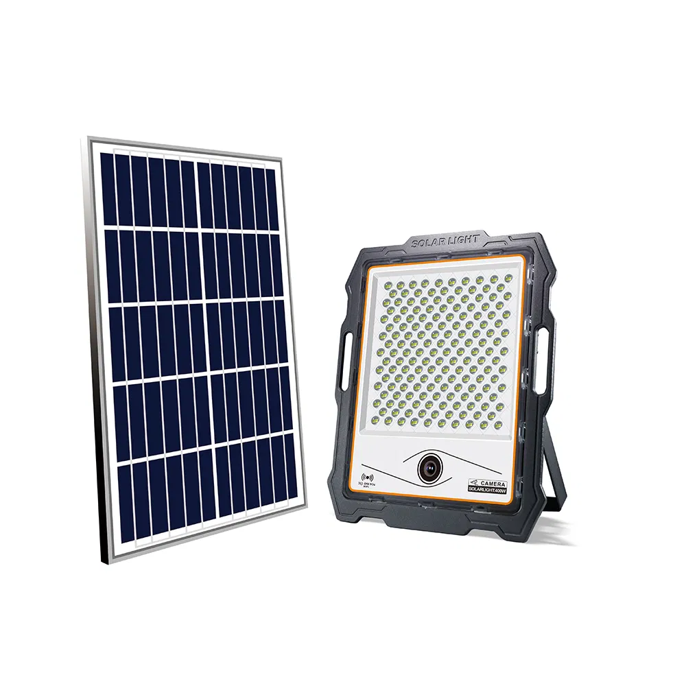 Outdoor Waterproof IP66 Solar Panel LED Flood Light with Motion Sensor