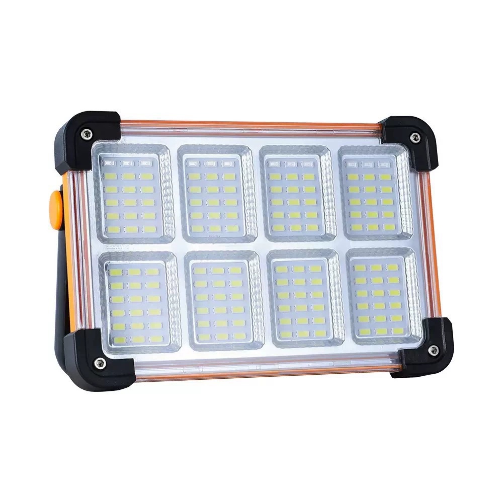 Hot Selling Solar Rechargeable LED Work Light Portable Flood Light IP66 Waterproof CRI90 CE Certified for Mechanic Camping