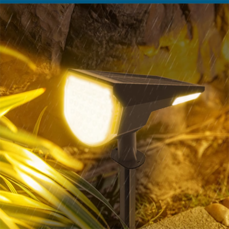 New Hot Selling Solar Spot Outdoor Solar Landscape Spotlights,IP65 Waterproof Dusk to Dawn Solar Powered Flood Wall Light