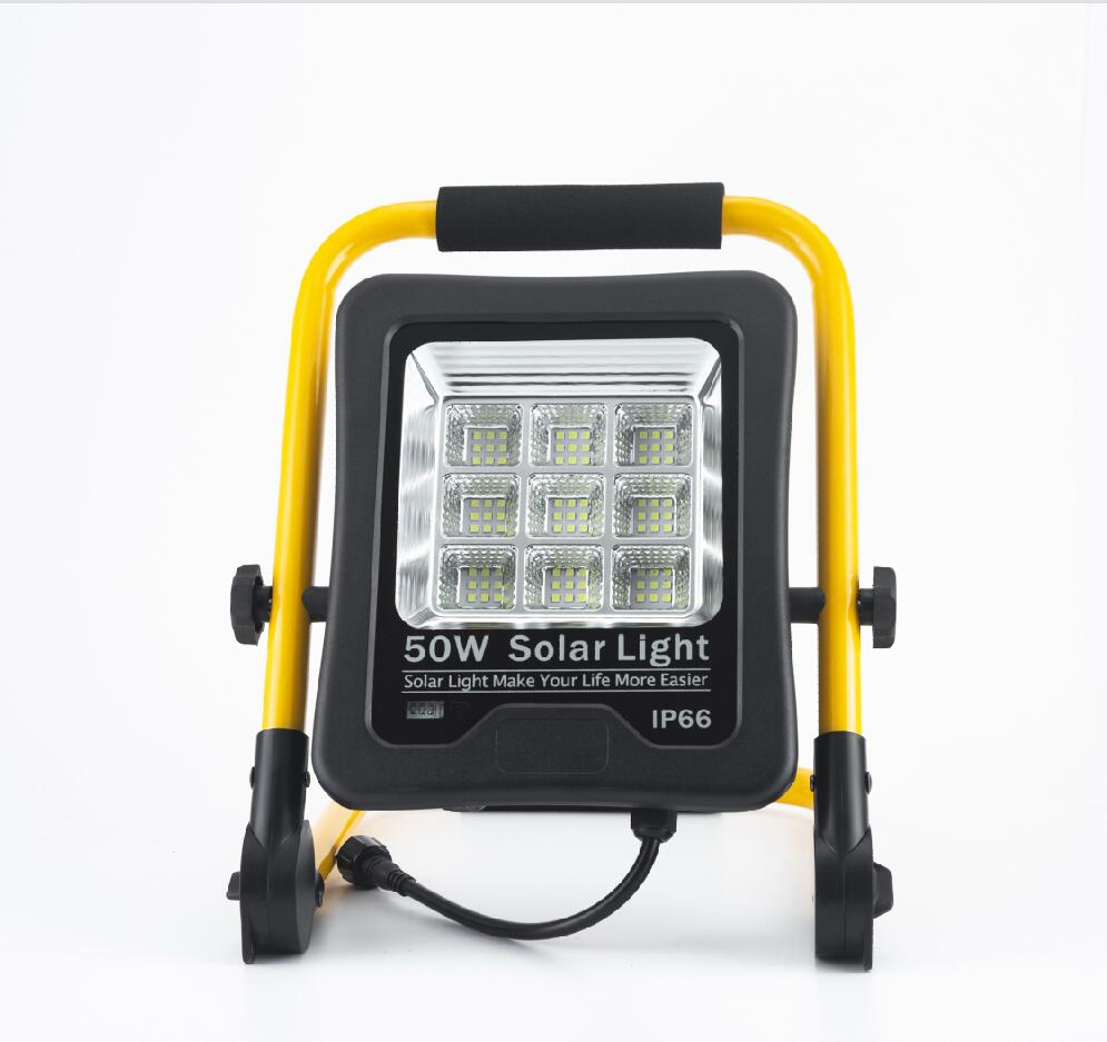 USB Charging Cable Rechargeable Emergency IP65 LED Solar Portable Flood Light