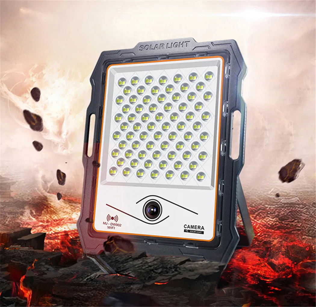 Security Camera LED Solar Panel Flood Light