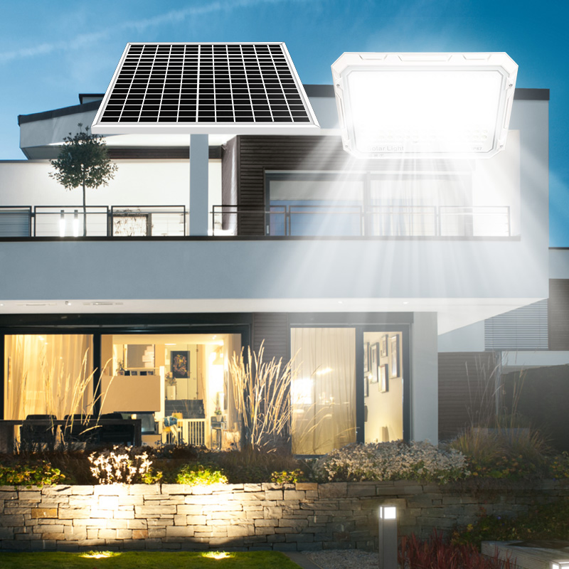 Wall Mounted IP67 Solar Floodlight for All Seasons Lighting
