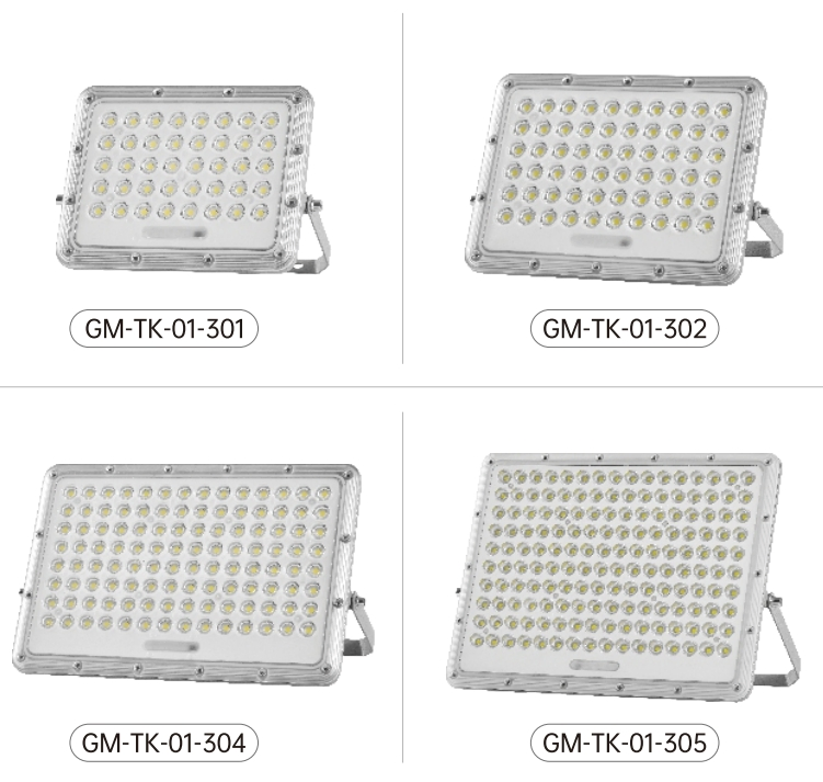 High-Performance IP65 Waterproof Aluminum Solar Floodlight for Outdoors