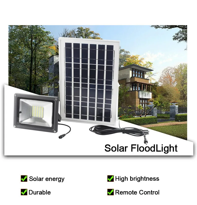 Solar LED Flood Light Components