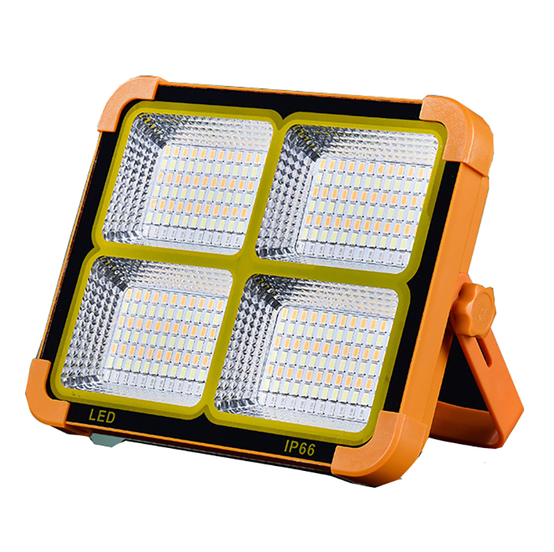 600W Super Brightness portable Indoor Work Rechargeable Solar LED Flood Light