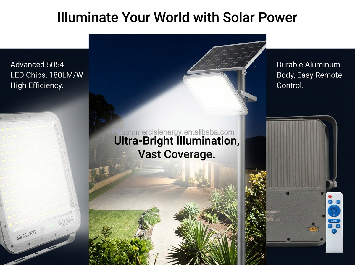 Solar Flood Light Overview