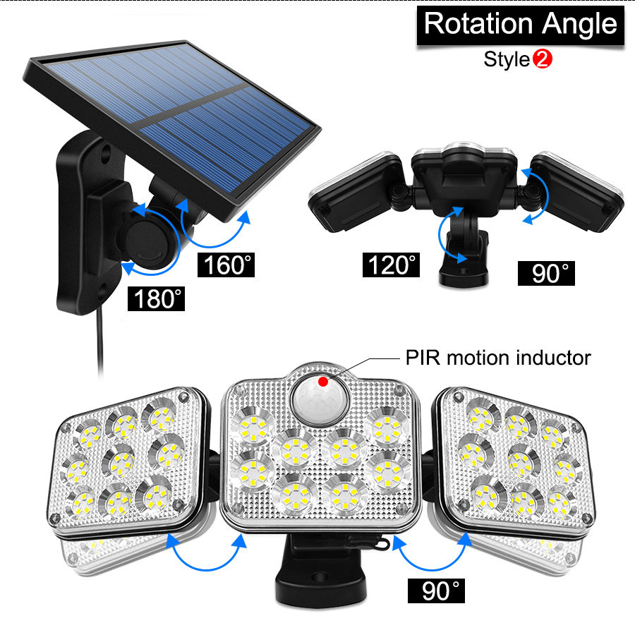 Xiangrui-Prosper Solar LED Floodlight with Outdoor Motion Sensor Technology