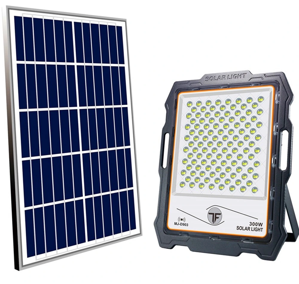 Yaye 2021 Hottest Sell 1000PCS Stock for 400W Solar LED Flood Garden Wall Light with Control Modes: Time/Light Control + Radar Sensor +Remote Controller