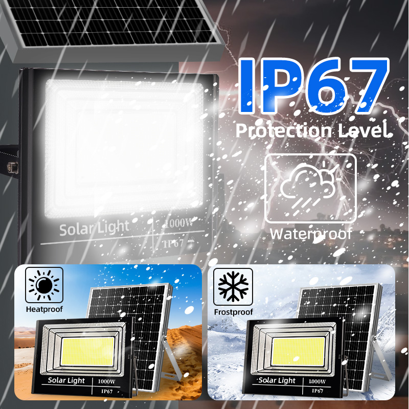 Auto on off Solar Floodlight Adjustable Wide Angle Beam