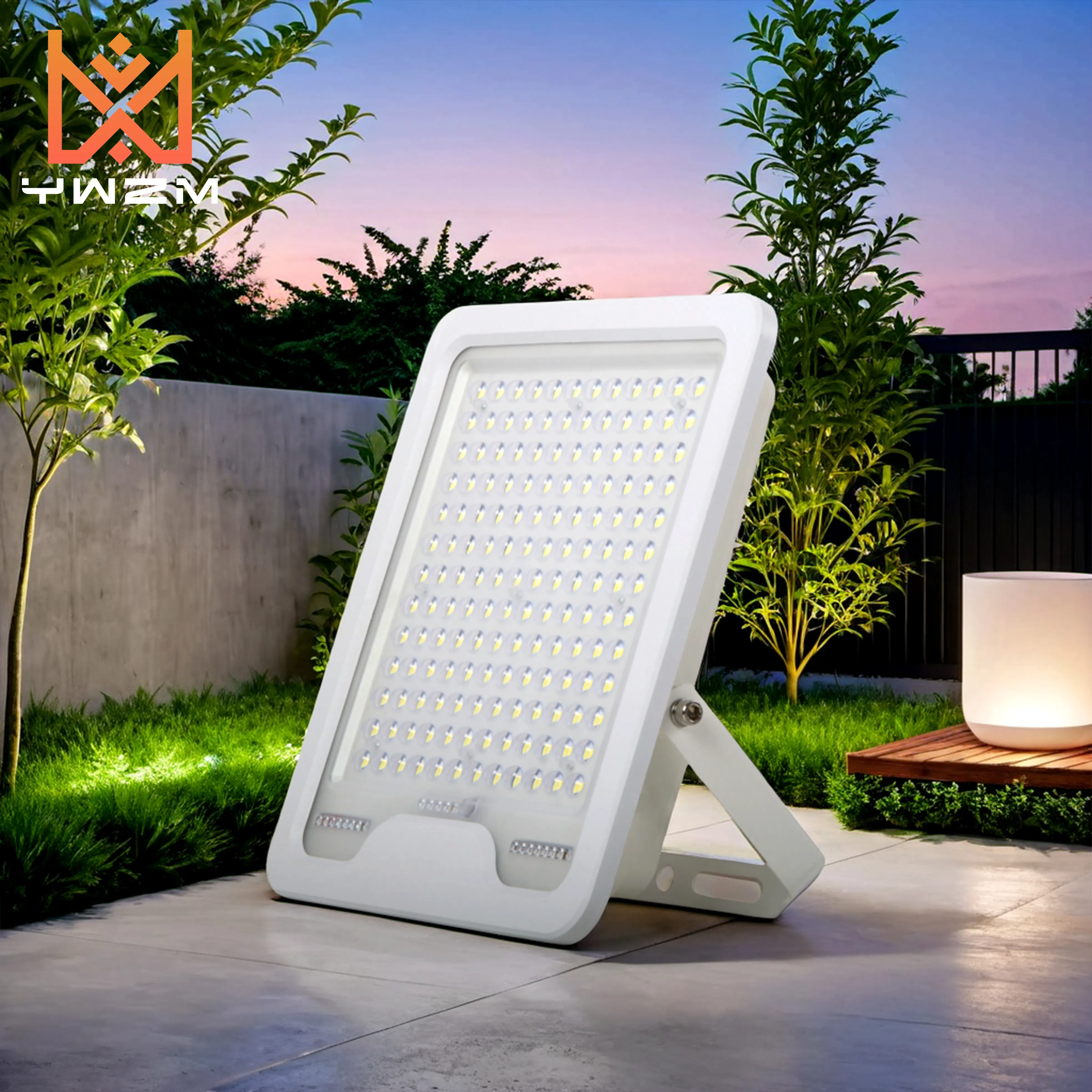 Ultra Bright Solar Flood Light with Adjustable Wide Angle Lens