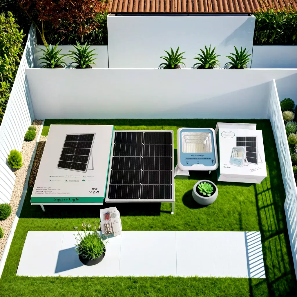 Spx-E2 Solar Street Light with Advanced Battery Technology Reliable Spx Series Solar Flood Light Powered by Top - Quality Lithium Iron Phosphate Batteries Light