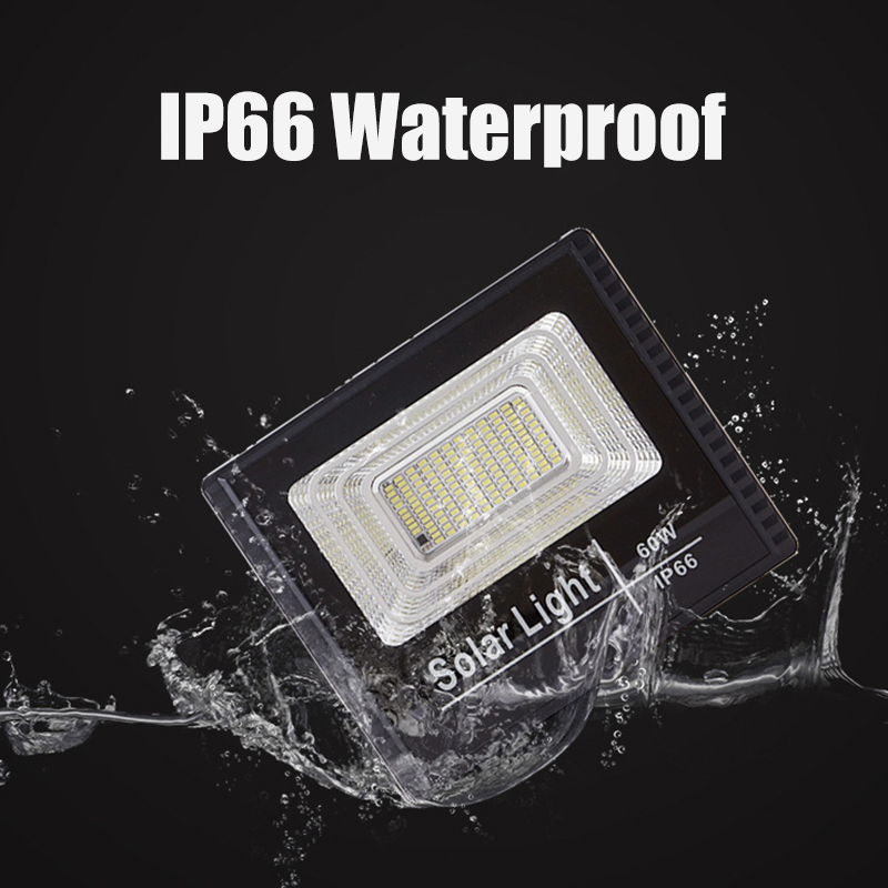 Newest IP66 Aluminum Remote Light Control Outdoor 120W Solar LED Flood Light