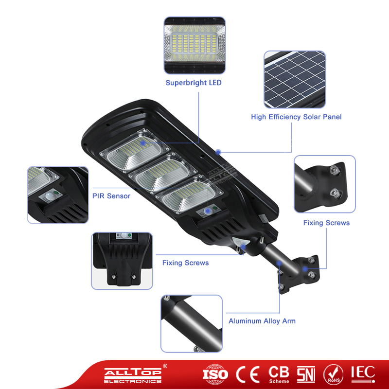 Alltop Hot Sell IP65 Outdoor Using Waterproof Solar LED Flood Light