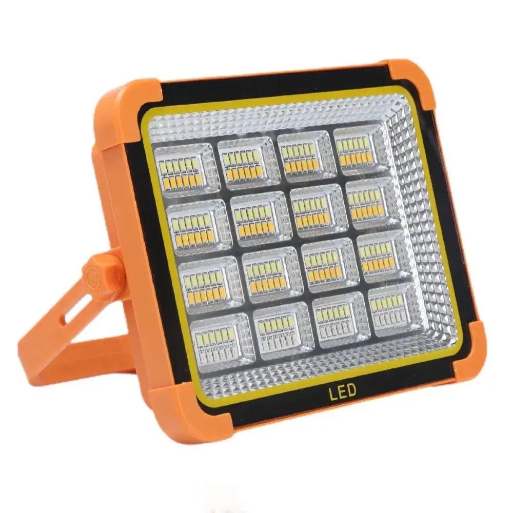 Rechargeable IP65 60W 100W 200W Emergency Power Supply Solar Flood Light